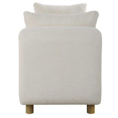 Repose - Oversized Ivory Bench