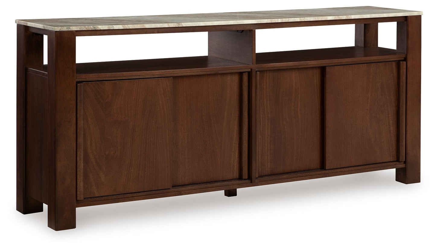 Tobinville - Accent Cabinet - Dark Brown