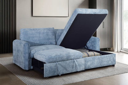 Finn - Loveseat With Pop-Up Sleeper - Gray