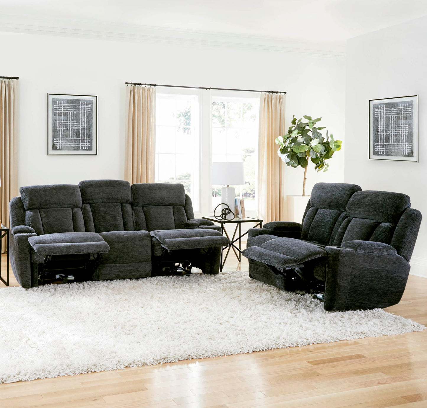 Dalton - Power Drop Down Console Sofa