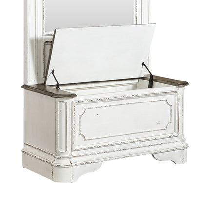 Magnolia Manor - Hall Tree Base - Antique White