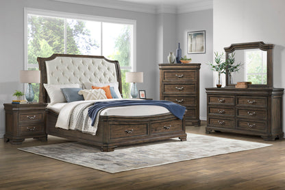 Lyndhurst - 6/6 King Headboard - Walnut