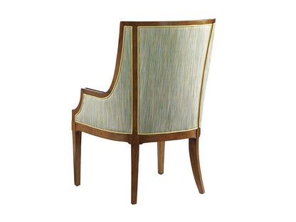 Ivory Key - Aqua Bay Chair - Gold / White
