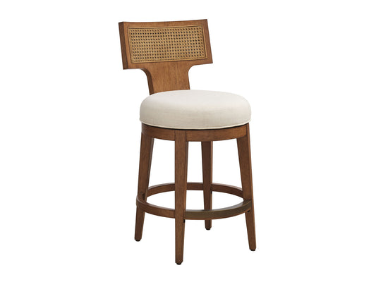 La Costa - Calavera Custom Woven Swivel Bar Stool