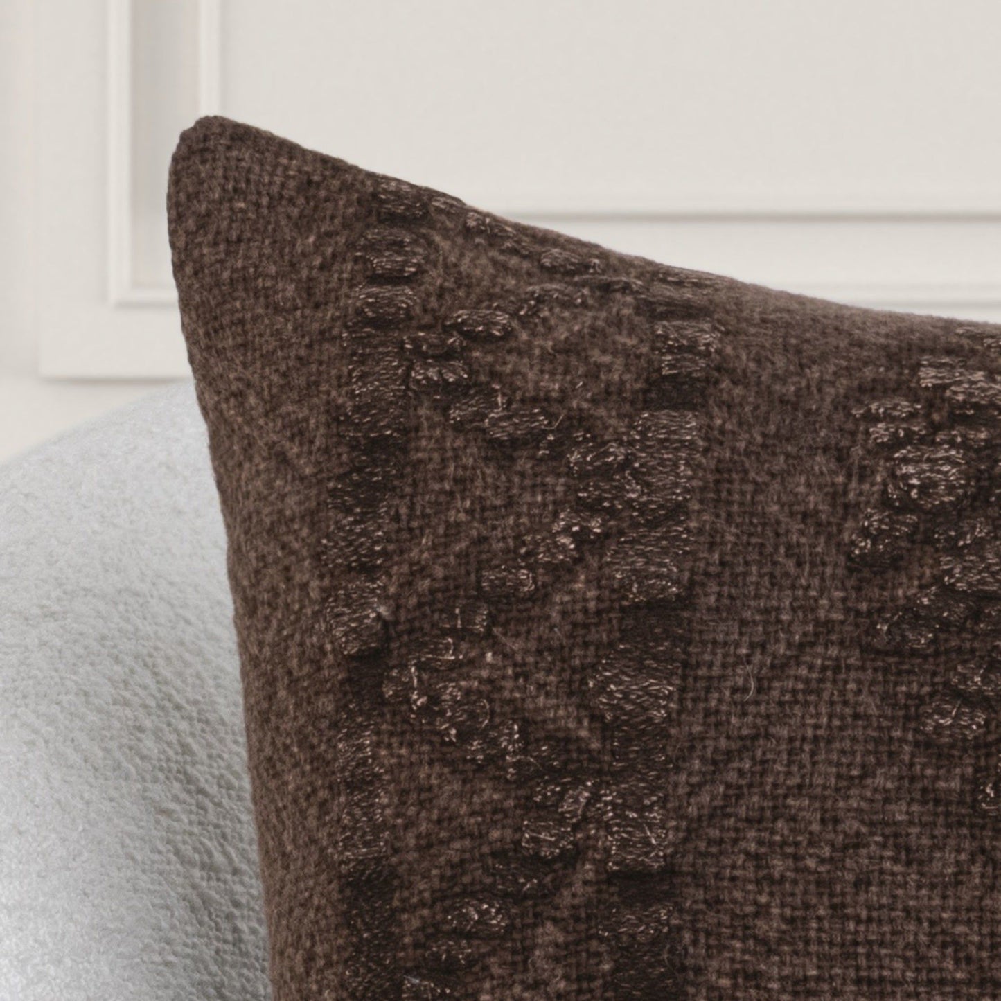 Abbey - 22" x 22"Pillow - Sierra Brown