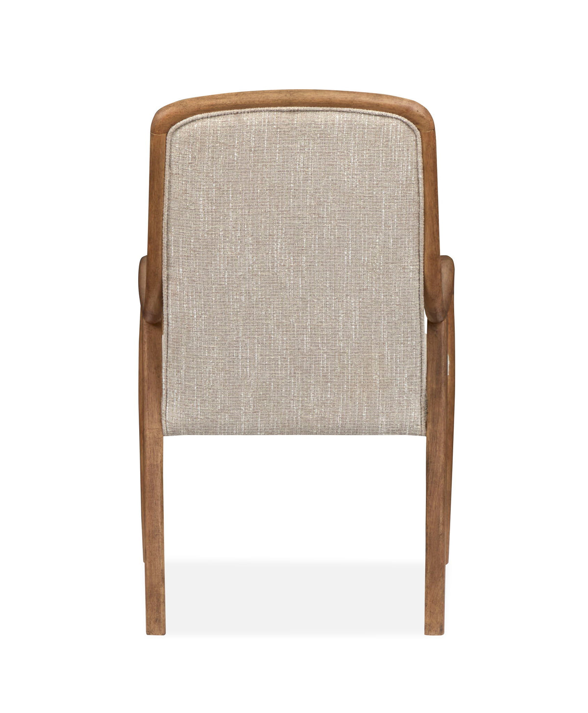 Woodward - Wood Slat Back Arm Chair (Set of 2) - Dark Clove / White