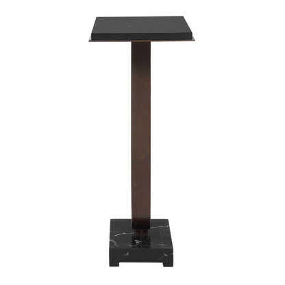 Galloway - Minimalist Accent Table - Black / Bronze