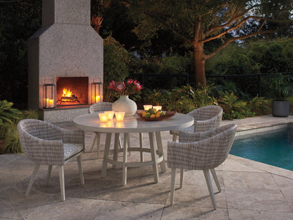 Seabrook - Arm Chair - Beige / White