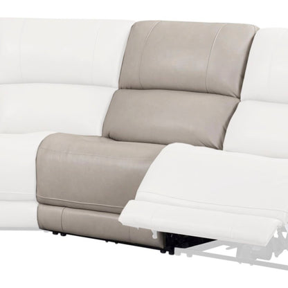 Easton - Zero Gravity Power Armless Recliner P3 - Steamboat Quartz