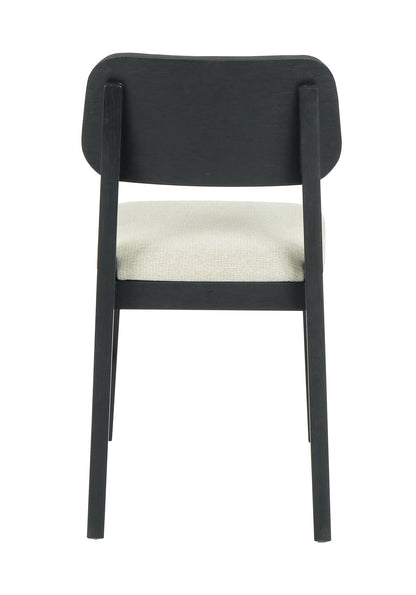 Deaven - Upholstered Dining Chair (Set of 2) - Black