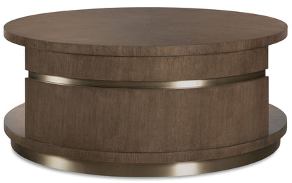 Commerce And Market - Roll With It Round Cocktail Table - Dark Brown