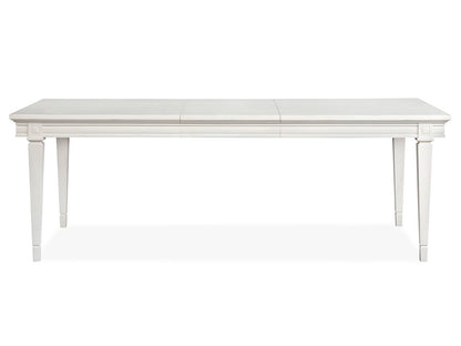 Willowbrook - Extendable Rectangular Dining Table - Egg Shell White