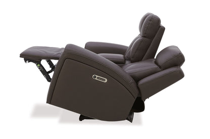 Maveric - Power Zero Gravity Console Loveseat P3 - Bette Coffee