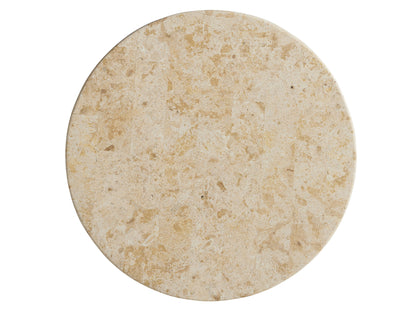 Los Altos Valley View - Round Side Table - Light Brown