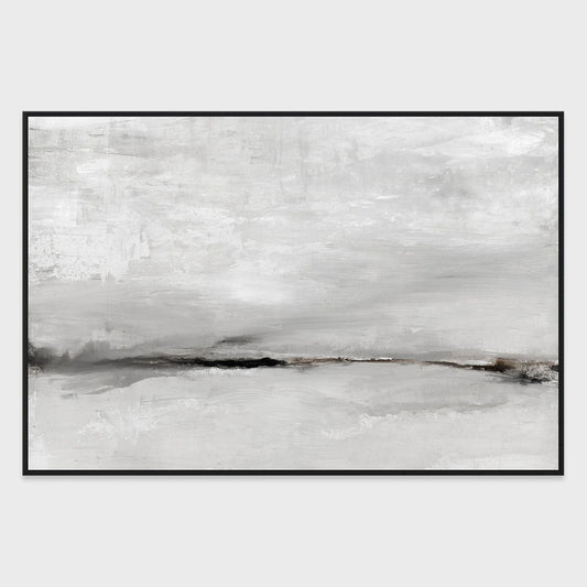 Hush - 60" x 40" Painting Art by Buddy Whitlock - Pearl Silver