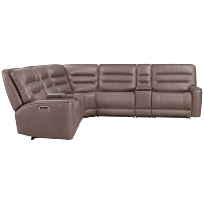 Lawson - Power Reclining Sectional With Adjustable Headrests