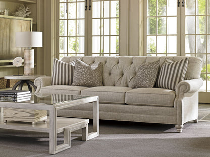 Oyster Bay - Saddlebrook Rectangular Cocktail Table - Pearl Silver