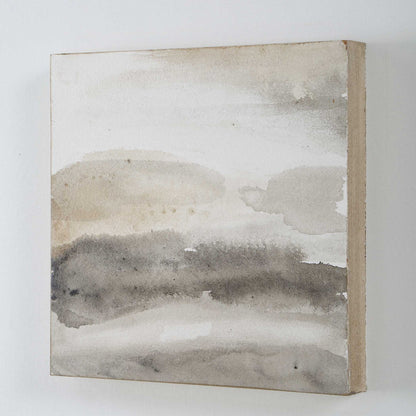 Studying Sepia - Hand Painted Canvases (Set of 4) - Light Brown