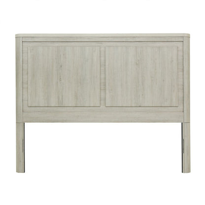 Modern Play - Queen Panel Headboard & Footboard - Natural White