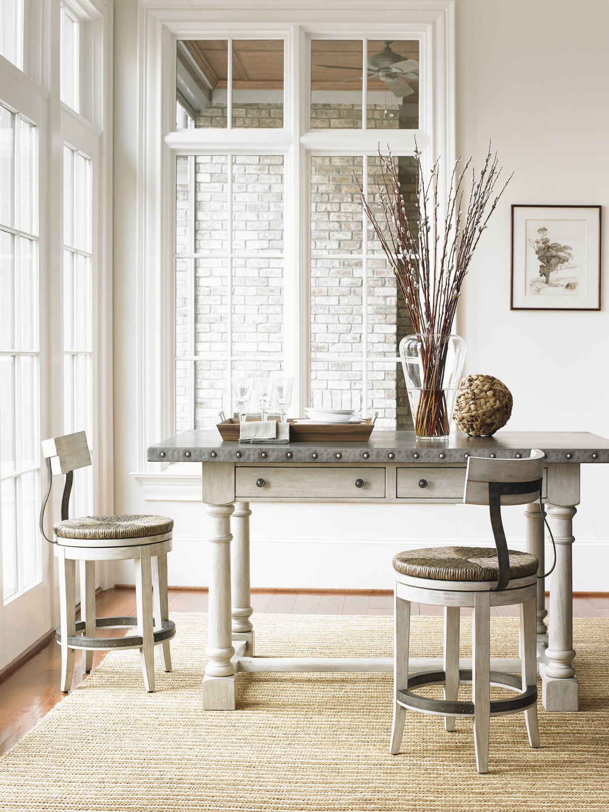 Oyster Bay - Merrick Swivel Bar Stool