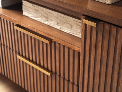 La Costa - Crescent Bay Media Console - Dark Brown