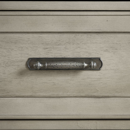Farmington - 5 Drawer Chest - Medium Brown / Washed Stone