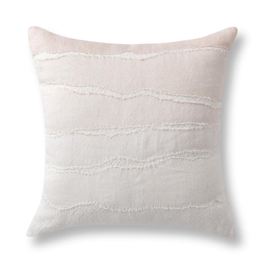 Villa Classics - Bikram 22" x 22" Accent Pillow - Ivory / Natural