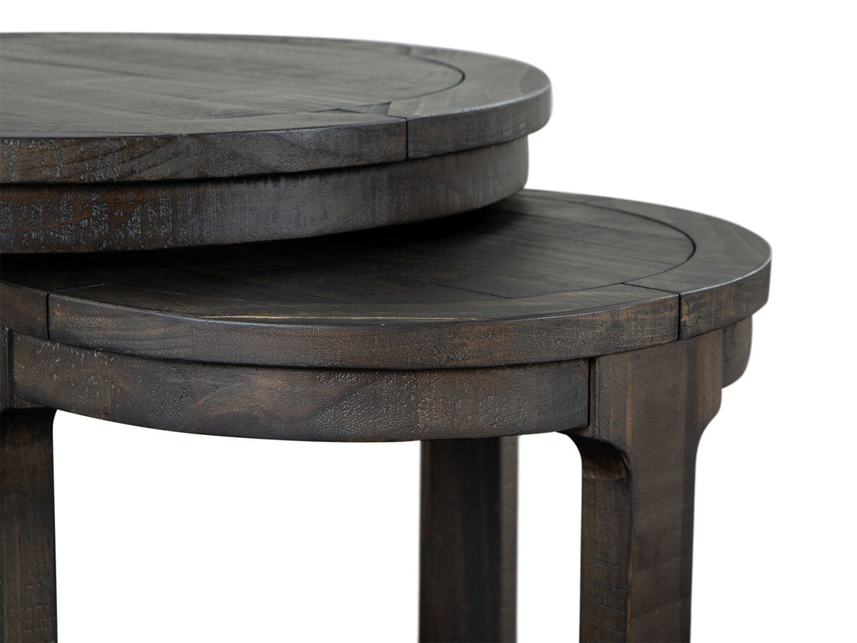 Boswell - Round Nesting (Set of 2) - Peppercorn