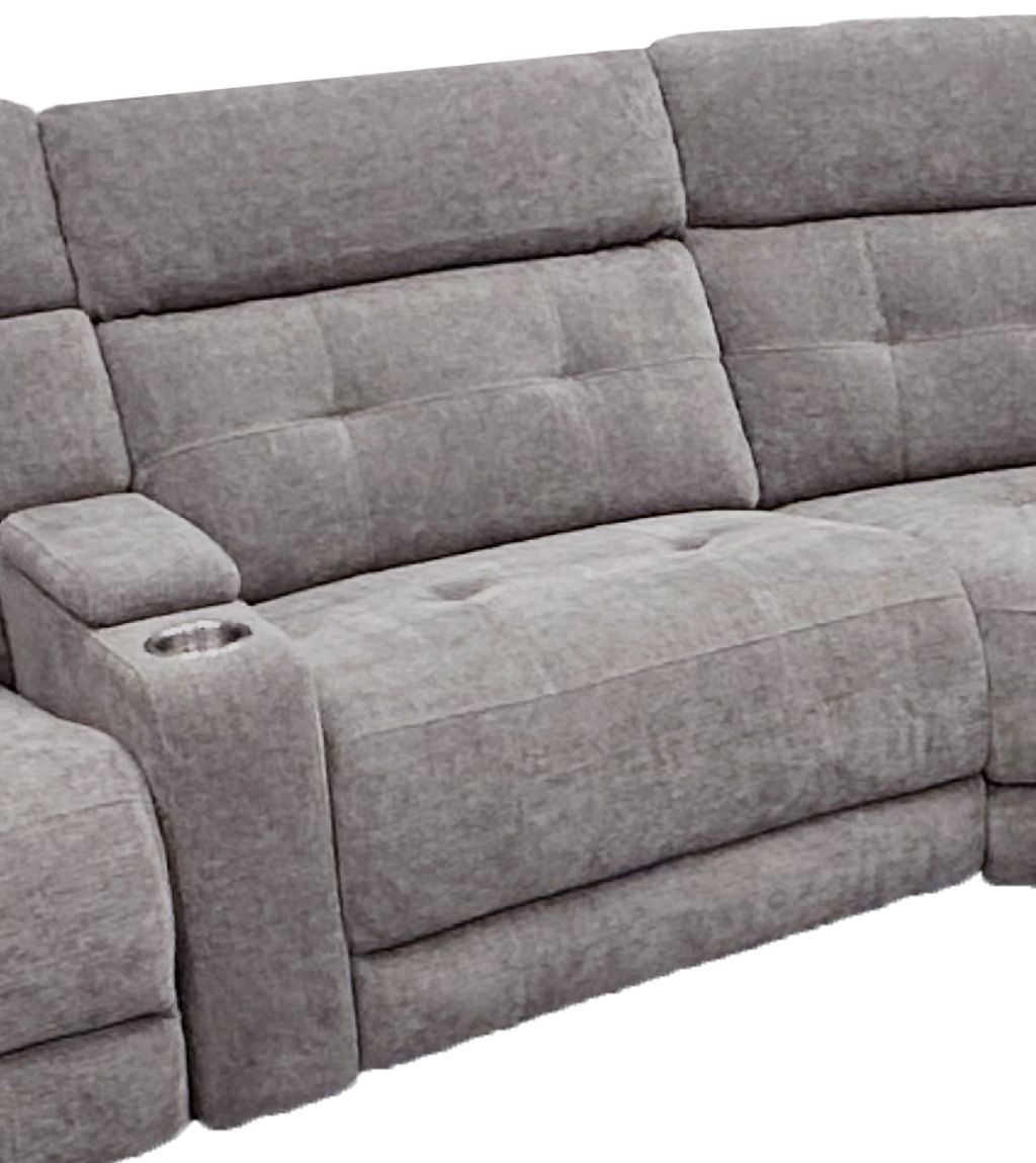 Richland - Power Armless Recliner - Bristol Gray