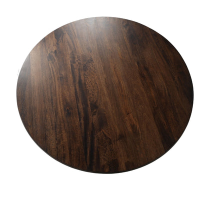 Portico - Dining 60" Round Dining Table Top - Warm Brown