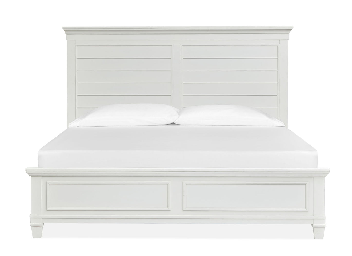 Charleston - Queen Panel Bed Footboard - White Dove