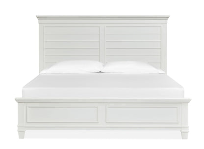 Charleston - Queen Panel Bed Headboard - White Dove