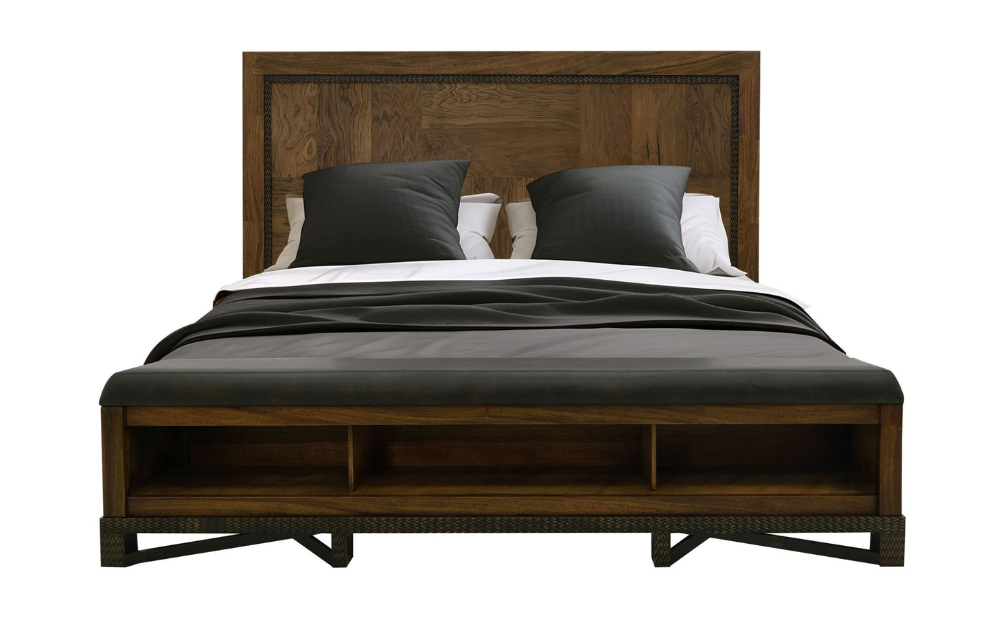 Walnut - King Headboard - Walnut Brown