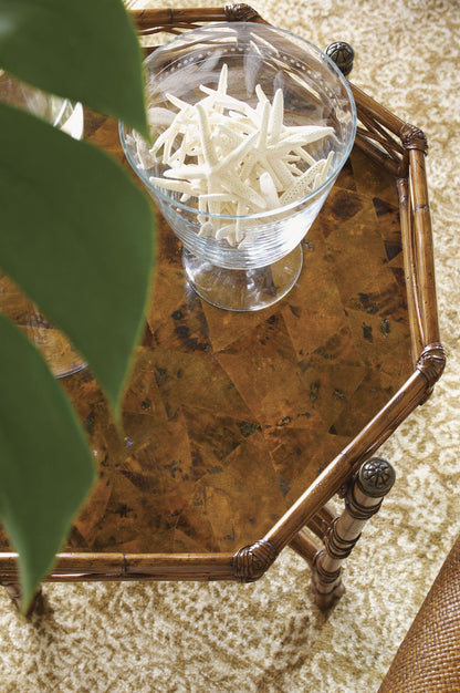 Island Estate - Key Largo End Table - Dark Brown