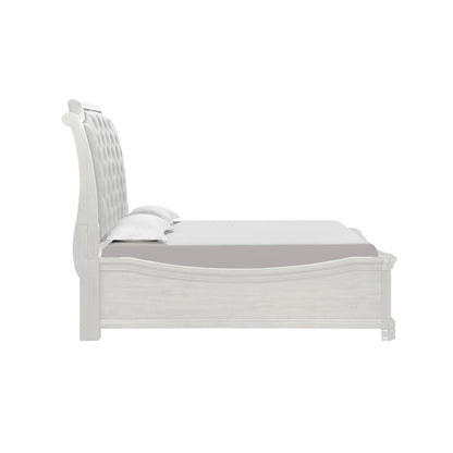 Lyndhurst - 5''0" Queen Storage Footboard & Slats - Vintage White