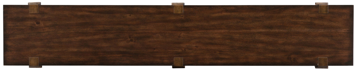 Commerce And Market - Skinny Console Table - Dark Brown