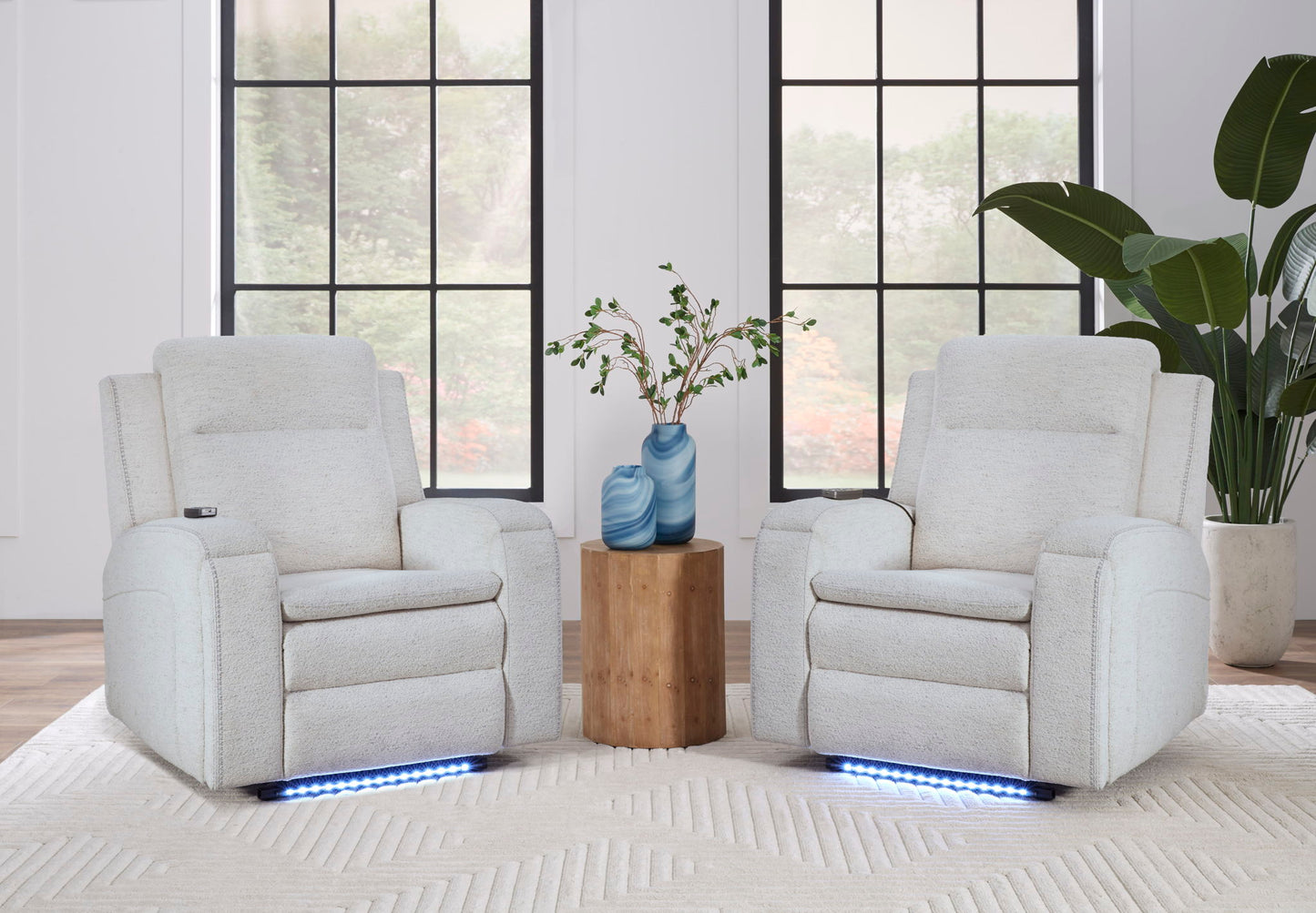 Armstrong - Power Recliner With Heat, Massage And Auto-Glide