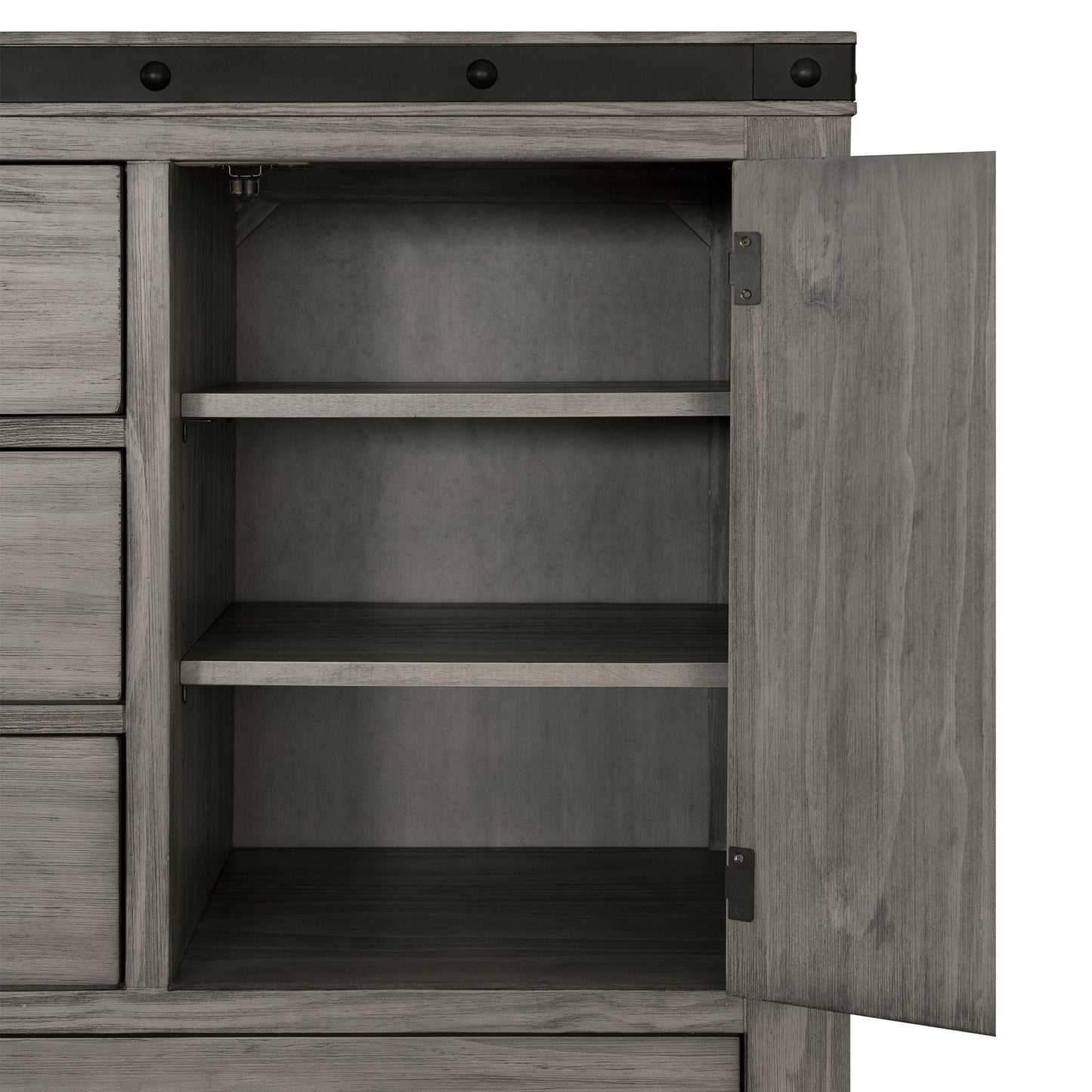 Wade - 5-Drawer Gentlemen Chest - Black Finish