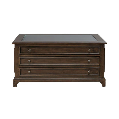 Arden Road - Square Collector Cocktail Table - Satin Cherry
