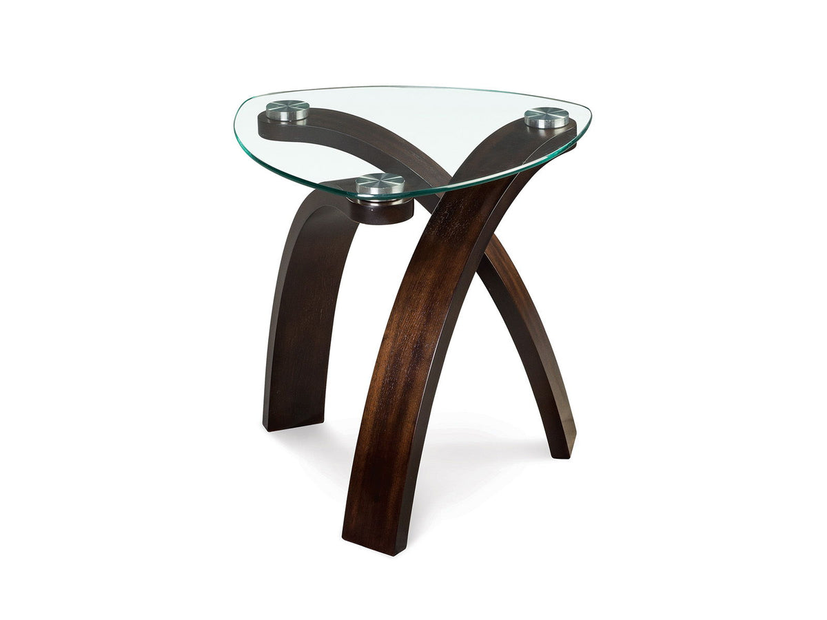 Allure - Shaped End Table Top - Hazlenut
