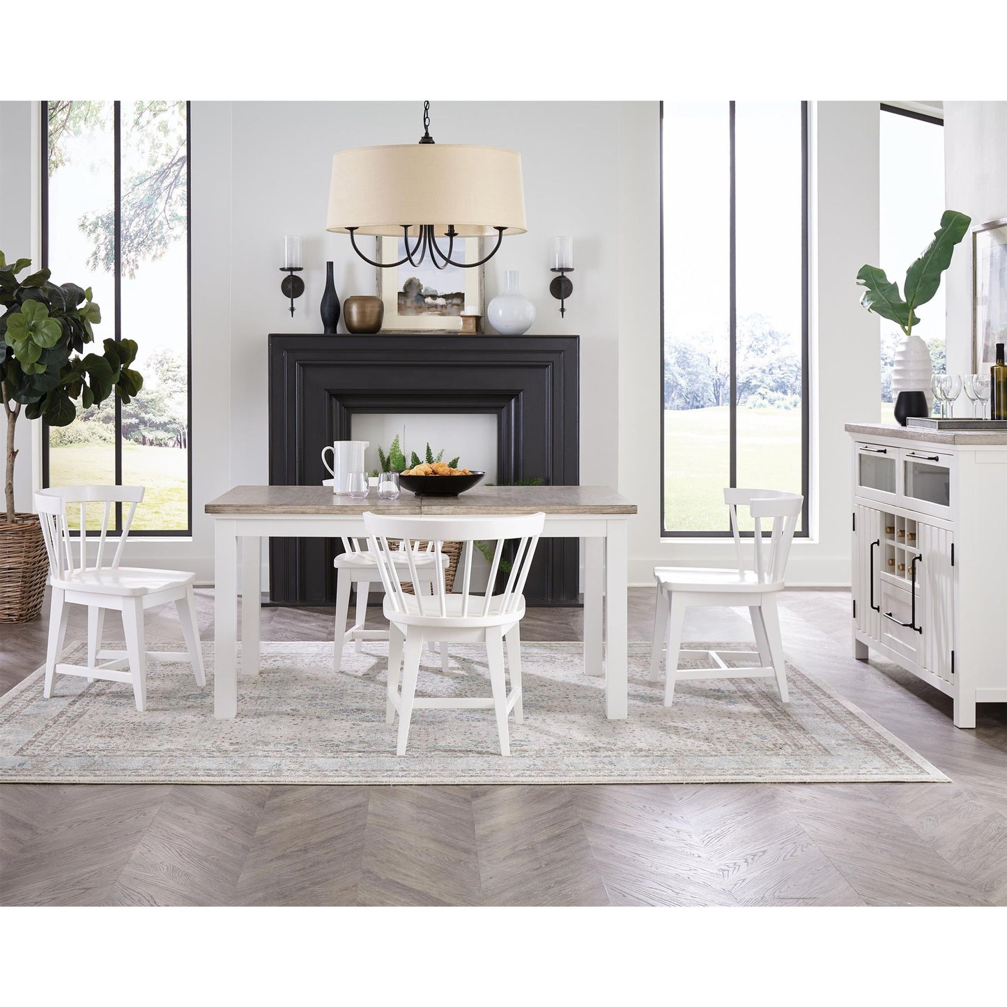 Cora - Windsor Side Chair (Set of 2) - Cloud