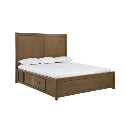 Devonshire - 5/0-6/6 Queen/King Storage SIde Rails - Cognac