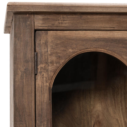 Zion - Reclaimed Wood Tall Cabinet - Natural