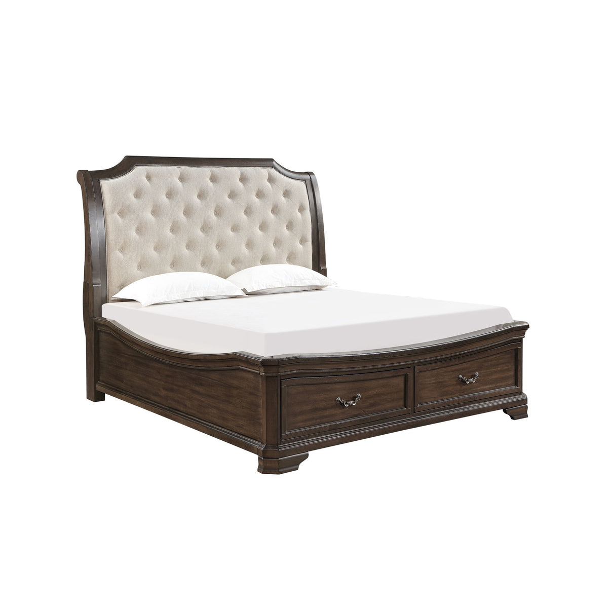 Lyndhurst - 6/6 King Headboard - Walnut