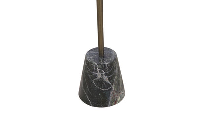 Gianna - Accent Table - Antique Brass / Green Marble