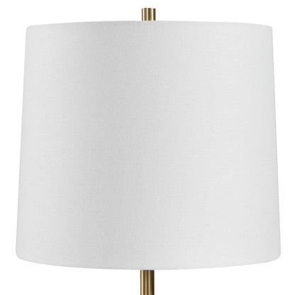 Kalo - Semi-Circular Table Lamp - Brown
