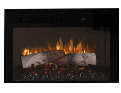 Balam - 1 Drawer & 2 Door Electric Fireplace - Light Brown