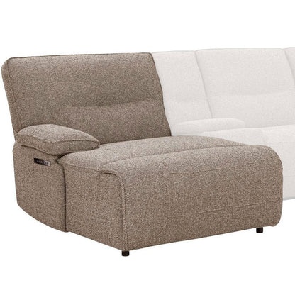 Lucius - Power Left Arm Facing Chaise - Gellar Earth