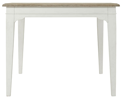 Myra - Rectangular Leg Dining Table - Natural / Paperwhite