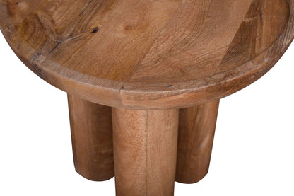 Blair - Round End Table Top - Dark Brown
